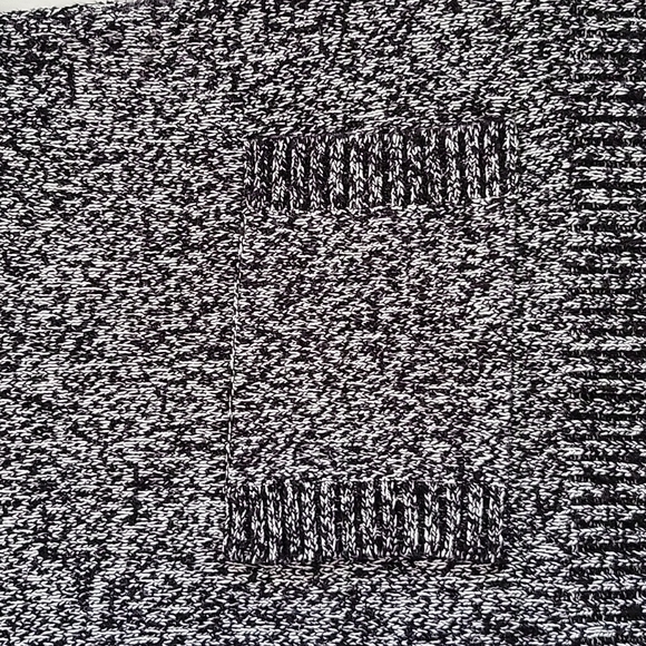 Cowl Neck Knit Kangaroo Pocket Mini Dress Size  L - Picture 8 of 15